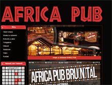 Tablet Screenshot of africapub.cz